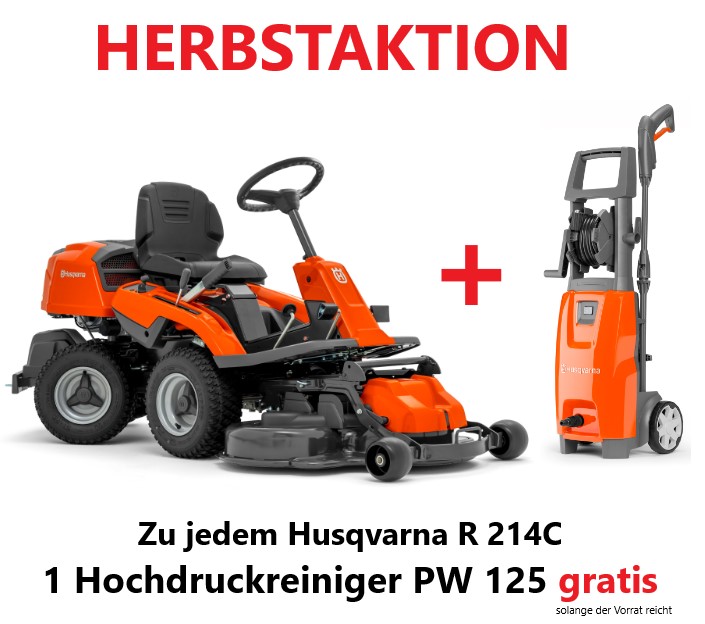 Rasentraktor Husqvarna Rider R 214C inkl. 94 cm Mähdeck